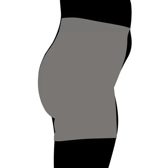 Leonisa NWT Mid-Rise Sculpting Butt Lifter Shaper Short Black Large